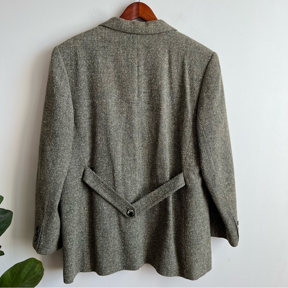 Vintage Klein Petit Paris Blazer Size 10 Wool Cotton Blend - Picture 4 of 13